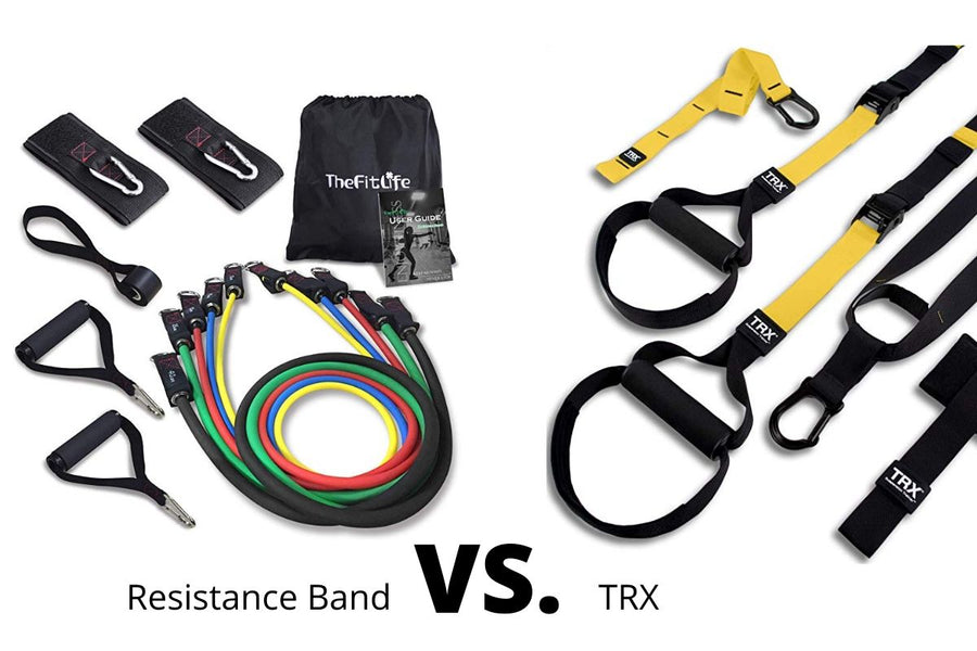 TRX Suspension Belt vs. Weerstandsbanden set