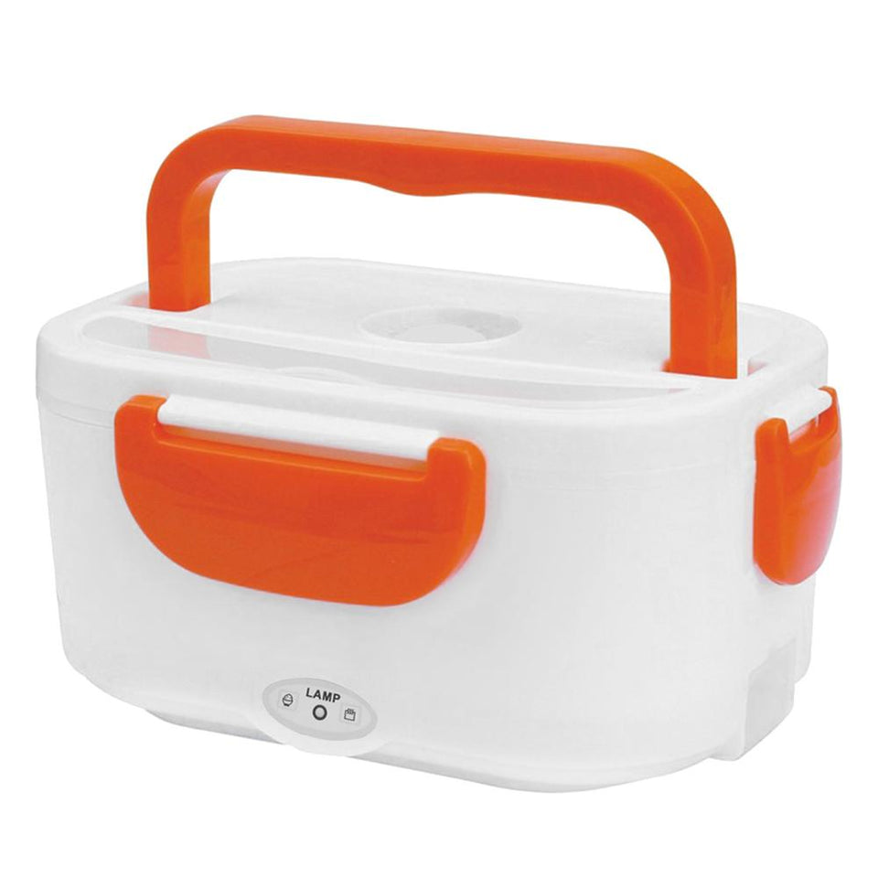 Electrische Lunch Box - Oranje / Auto Stekker €29.95