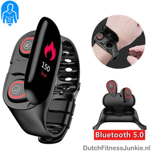 2 in 1 smartwatch met oordopjes