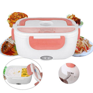 Electrische Lunch Box - Roze / Auto Stekker €29.95