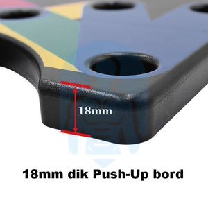 Het Push-up Board is maar liefst 18mm dik