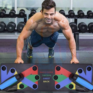 Push-up Bord training voor een brede borst