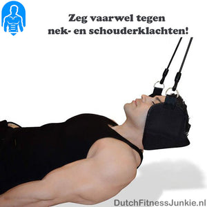 de hoofd hangmat werkt door cervical traction
