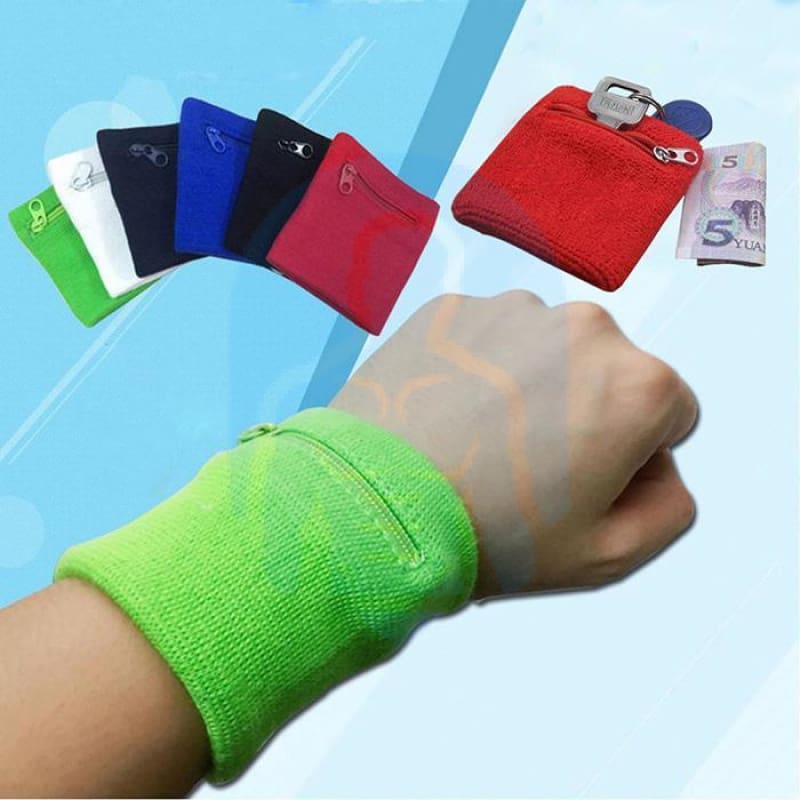 Zweetband met opbergvak