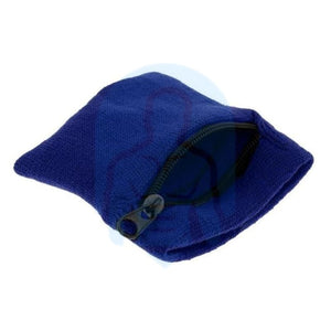 Zweetband met opbergvak - Blauw