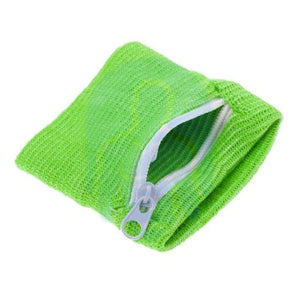 Zweetband met opbergvak - Groen